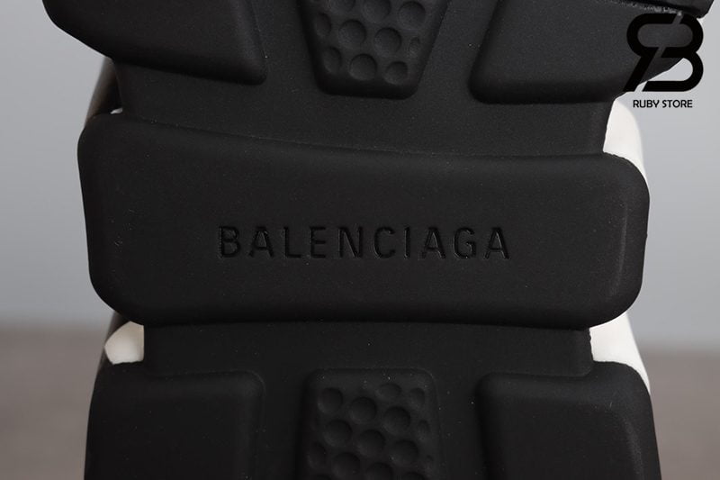 Giày Balenciaga Speed Graffiti Đế Trắng Chữ Đen Siêu Cấp