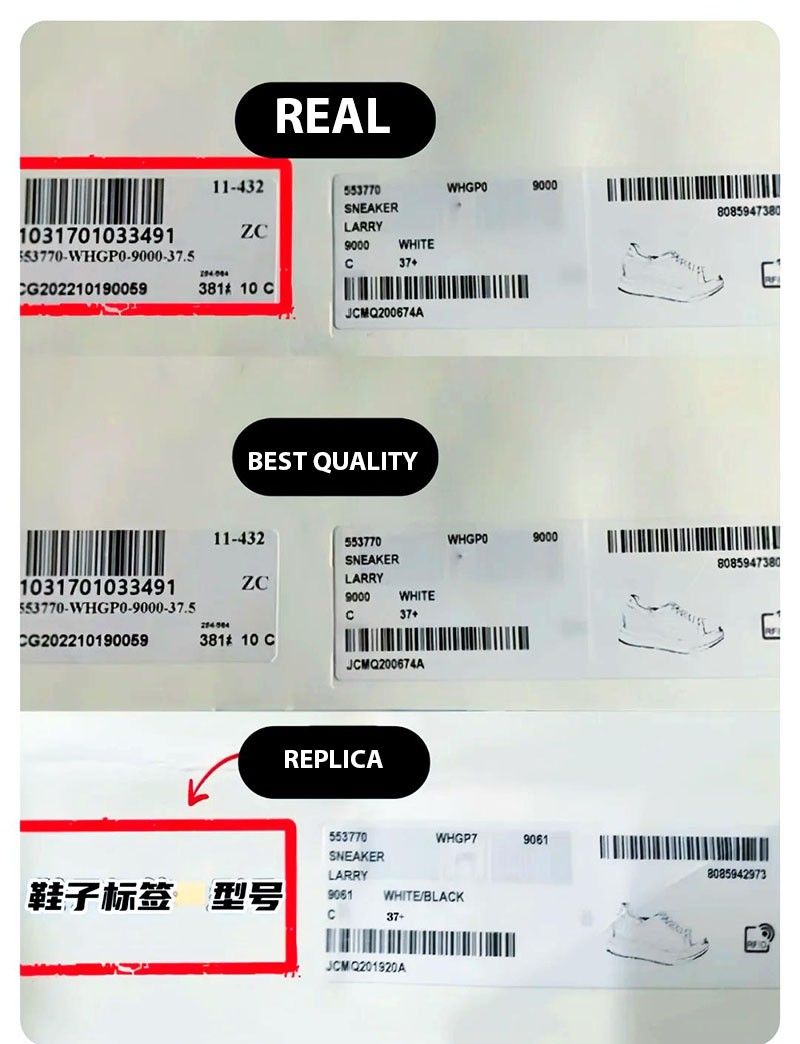 Cách nhận biết giày Alexander McQueen real và fake qua hộp giày