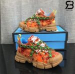 Giày Gucci Flashtrek sneakers with Crystals