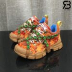 Giày Gucci Flashtrek sneakers with Crystals