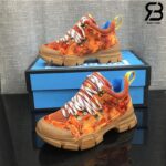 Giày Gucci Flashtrek sneakers with Crystals