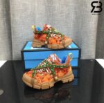 Giày Gucci Flashtrek sneakers with Crystals