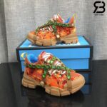 Giày Gucci Flashtrek sneakers with Crystals