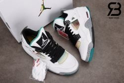 Giày Nike Air Jordan 4 Retro Lucid Green Rasta Siêu Cấp