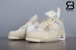 Giày Nike Air Jordan 4 Retro Off-White Sail Siêu Cấp