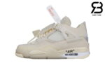 Giày Nike Air Jordan 4 Retro Off-White Sail Siêu Cấp