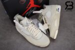 Giày Nike Air Jordan 4 Retro Off-White Sail Siêu Cấp