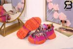 Giày Gucci Flashtrek Sneaker With Crystals In Pink Orange siêu cấp
