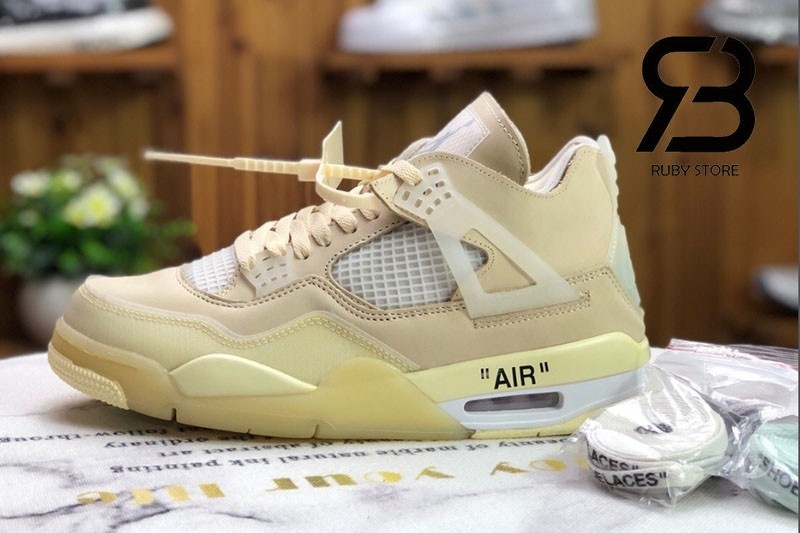 Air Jordan 4 Off-White Sail