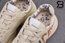 Giày Gucci Rhyton Glitter Logo Leather Sneakers Best Quality