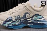 Giày Gucci Rhyton Leather Sneaker With Wave Best Quality
