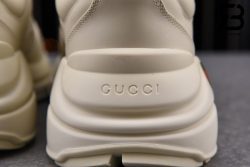 Giày Gucci Rhyton Logo Leather White Best Quality