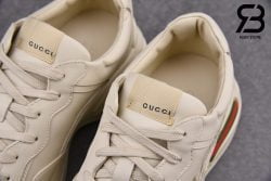 Giày Gucci Rhyton Logo Leather White Best Quality