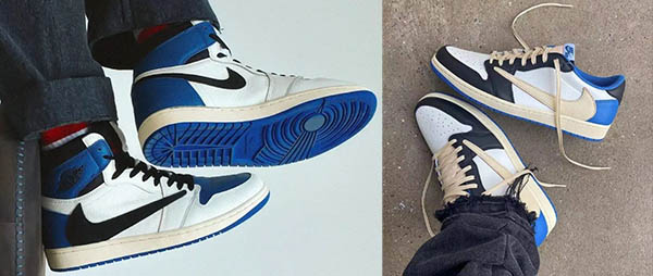 Giày Air Jordan 1 x Fragment x Travis Scott