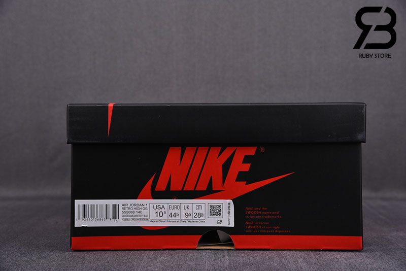 Giày Nike Air Jordan 1 Retro High Obsidian UNC Siêu Cấp