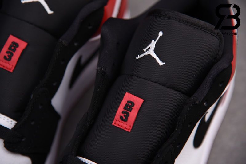 Giày Air Jordan 1 Low Black Toe Siêu Cấp