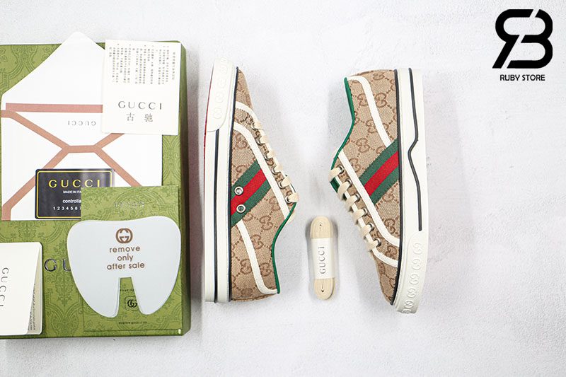 Giày Gucci Tennis 1977 Beige Best Quality Like Auth 99%