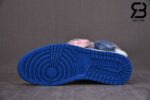 Giày Jordan 1 Retro High OG SP Travis Scott Fragment Military Blue Siêu Cấp