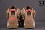 Giày Air Jordan 6 Retro Travis Scott British Khaki Siêu Cấp