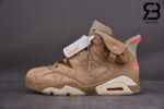 Giày Air Jordan 6 Retro Travis Scott British Khaki Siêu Cấp