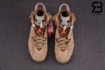 Giày Air Jordan 6 Retro Travis Scott British Khaki Siêu Cấp