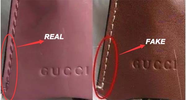 Phân biệt đường may túi Gucci auth và fake