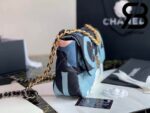 Túi Chanel 19 Vải Sợi Xanh Blue Best Quality Like Auth 99%