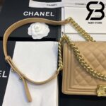 Túi Chanel Boy Camel 25cm Best Quality Like Auth 99%