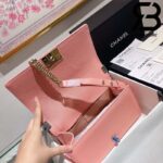 Túi Chanel Boy Màu Hồng 25cm Best Quality Like Auth 99%
