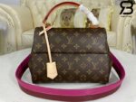 Túi LV Cluny BB Màu Nâu Monogram Fuchsia Best Quality