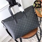 Cặp LV Briefcase Explorer Monogram Eclipse Best Quality