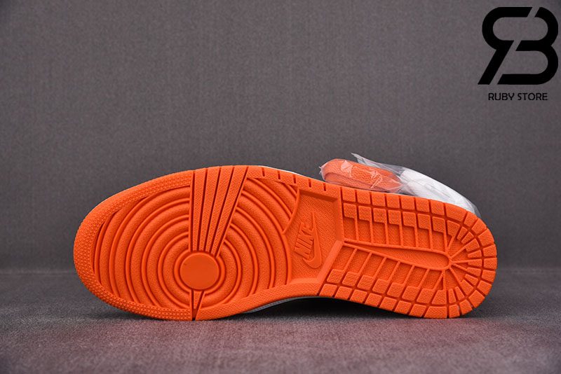 Giày Jordan 1 Retro High Electro Orange Siêu Cấp