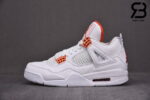 Giày Nike Air Jordan 4 Retro Metallic Orange Siêu Cấp