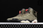Giày Air Jordan 6 Retro Travis Scott Olive Siêu Cấp