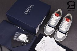 Giày Dior B27 Low-Top Blue, Grey and White Siêu Cấp