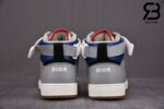 Giày Dior B27 Mid-Top Sneaker Blue, Gray and White Siêu Cấp