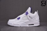 Giày Nike Air Jordan 4 Retro Metallic Purple Siêu Cấp