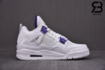 Giày Nike Air Jordan 4 Retro Metallic Purple Siêu Cấp