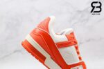 Giày Louis Vuitton Trainer Orange Siêu Cấp