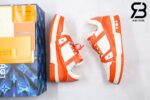 Giày Louis Vuitton Trainer Orange Siêu Cấp