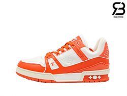 Giày Louis Vuitton Trainer Orange Siêu Cấp