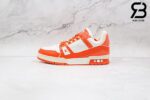 Giày Louis Vuitton Trainer Orange Siêu Cấp