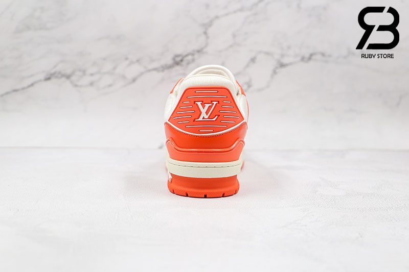 Giày Louis Vuitton Trainer Orange Siêu Cấp