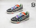 Giày Louis Vuitton Trainer Blue SS21 Siêu Cấp