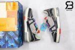 Giày Louis Vuitton Trainer Blue SS21 Siêu Cấp