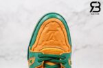 Giày Louis Vuitton Trainer Green Orange Siêu Cấp