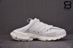 Giày Lười Balenciaga Track Mule Màu Trắng Siêu Cấp