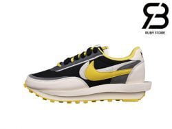 Giày Undercover x Sacai x Nike LDWaffle Black Yellow Siêu Cấp
