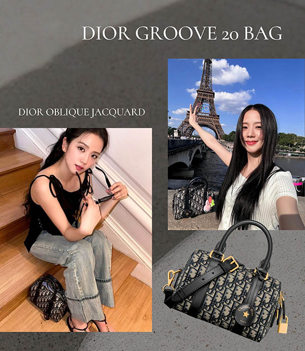 Túi Dior Groove và Jisoo