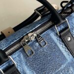 Túi Du Lịch LV Keepall Bandouliere 50 Monogram Blue Best Quality 99% Auth